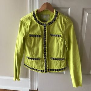 Never been worn Michael Kors Denim Moto Jacket